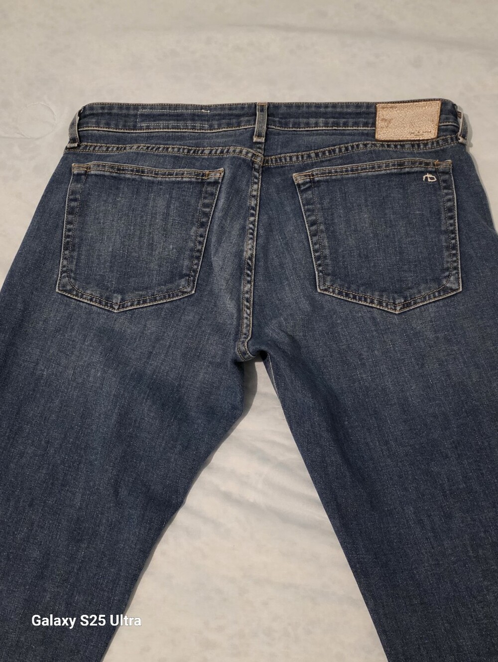 rag & bone The Dre Slim Boyfriend Jeans Blue Size 30 EUC - Picture 16 of 16